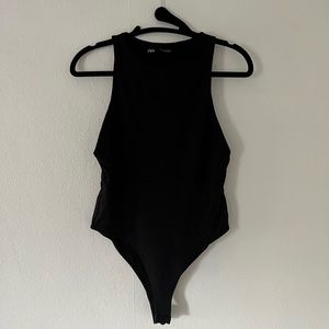 Zara Black Bodysuit Size Medium